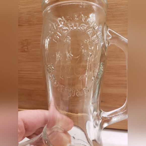 Frankenmuth Michigan Bavarian Inn Cowboy Boot Glass Mug - Picture 3 of 5